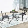 Avestar 3-teiliges Bistroset aus Aluminiumguss, Gartenmöbel Produktbild-Vorschau 9