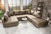 Moderne XXL Wohnlandschaft KENT 305cm taupe Federkern inkl. Produktbild-Vorschau 2