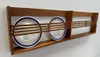 Wandregal 120x32cm "Linea" Teakholz massiv natur Produktbild-Vorschau 1