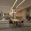 Interior of a restaurant with tables and chairs. Produktbild-Vorschau