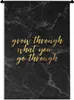 MuchoWow® Wandteppich Wandbehang Zitate - Motivation - Gold Produktbild-Vorschau 1