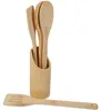 Przybory kuchenne bambusowe drewniane do kuchni zestaw 5 Podgląd zdjęcia produktu 3