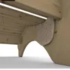 Holzliege Wellenliege Waldsofa Relaxliege Gartenliege Produktbild-Vorschau 5