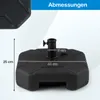 43 cm langer & breiter Schirmständer, mit Wasser & Sand Produktbild-Vorschau 10