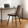 Relaxdays Esszimmerstuhl, 4er Set, Samt, Metallbeine, 120 Produktbild-Vorschau 3