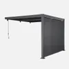 sweeek - Wand Pergola Palace 3x3m mit Lamellendach + 1 Produktbild-Vorschau 1
