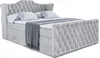 ALTDECOR Boxspringbett mit Fußteil, 2 Matratzen und Topper Produktbild-Vorschau 2