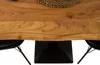 Bistrotisch Baumkante massiv 80 x 60 cm Akazie natur Produktbild-Vorschau 8