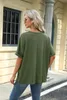 ASKSA Damen T-Shirt Sommer Kurzarm Oversized Rundhals Produktbild-Vorschau 6