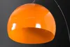 Design Bogenlampe LOUNGE DEAL orange mit weißem Marmorfuß Produktbild-Vorschau 4