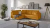 S-STYLE MÖBEL - Ecksofa und Fußhocker mit Holzfüßen im Produktbild-Vorschau 4