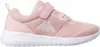 A side view of a pink and white Kappa children's sneaker. Podgląd zdjęcia produktu