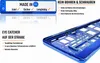 2 Kennzeichenhalter Blau - Chrom Kennzeichenhalterung Produktbild-Vorschau 9