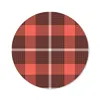 MuchoWow® Mauspad Mousepad Tartan - Kariert - Rot - Muster Produktbild-Vorschau 1