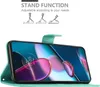 Cadorabo Hülle für Motorola EDGE+ in FLORAL TÜRKIS Produktbild-Vorschau 3