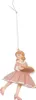 Clayre & Eef Pendentif de Noël fille 11 cm rose plastique Voir les images du produit 2