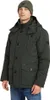 A man wearing a green jacket and a green beanie. Produktbild-Vorschau