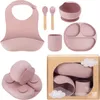MoMi AMI - Kindergeschirr Set Silikon - Essensset für Produktbild-Vorschau 1