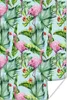 MuchoWow® Poster Blatt - Flamingo - Tropisch 80x120 cm - Produktbild-Vorschau 1