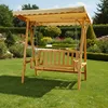Melko Hollywoodschaukel 3-Sitzer Gartenschaukel Produktbild-Vorschau 6