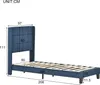 Flieks Čalúnená posteľ Jednolôžková posteľ 90x200cm s Náhľad obrázku produktu 7