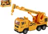 Kunststoff-Kranwagen 16cm auf Schwungrad auf Batterie mit Produktbild-Vorschau 1
