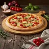 hausleben, set da 2 teglie per pizza da 35 cm in bambù – Anteprima dell’immagine prodotto 5