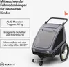 Klarfit GoKiddo Fahrradanhänger 2 Kinder - 2-in-1 Produktbild-Vorschau 2