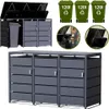 PPbin | Box na popelnice 3x120L Antracit Odolný Pevný Náhled obrázku produktu 1