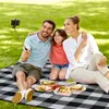 Jayseuw Picknickdecke Campingdecke 200x200cm Wasserdicht Produktbild-Vorschau 7