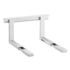 A white microwave wall mount bracket shown against a white background. Produktbild-Vorschau