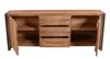 Sideboard mit natürlicher Baumkante, Akazie Metall, 200 cm Produktbild-Vorschau 3