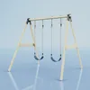 OutdoorToys Schaukel Tulpe aus Holz in Blau Marineblau Produktbild-Vorschau 4