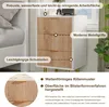 UnboxG 2er-Set Nachttische 40×40×65 cm mit 3 Schubladen, Produktbild-Vorschau 7