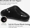 ASKSA Fluffy Slippers Women Men Winter Cat Slippers Bavlna Náhled obrázku produktu 5