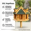 Mucola Vogelhaus Vogelfutterhaus Holz Vogelvilla Produktbild-Vorschau 11