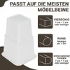 JustValue Sada podložiek pod nábytok Biela – 8/13/20 cm – Náhľad obrázku produktu 8