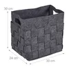 Relaxdays Aufbewahrungskorb 2er Set, faltbare Regalbox, Produktbild-Vorschau 4