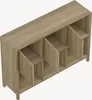 Sideboard 'Lukkodso' mit 3 Türen und 6 Fächern 77 x 110 x Produktbild-Vorschau 5