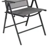 Garten Klappstuhl Metall - Textilen Anthrazit 7 Positionen Produktbild-Vorschau
