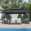 Corciano Hardtop Pavillon Tasmania 3x4,26m | Stahldach mit Produktbild-Vorschau 2