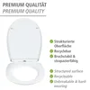 WENKO WC-Sitz Sereno mit Relief Absenkautomatik Bad Produktbild-Vorschau 3