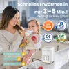 2026 Neuer 9-in-1 Babyflaschenwärmer Sterilisator, NTC, Produktbild-Vorschau 4