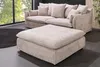 riess-ambiente Großer Hocker HEAVEN 100cm champagner beige Produktbild-Vorschau 3