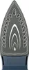 The image shows the sole of a steam iron. Voir les images du produit