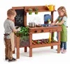 COSTWAY, cucina giocattolo per bambini con fioriera, Anteprima dell’immagine prodotto 1
