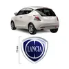 Lancia 3D Nálepka Náhradní logo Oficiální Crest, zadní Náhled obrázku produktu 4