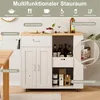 Isola da cucina con piano di lavoro Carrello da cucina Anteprima dell’immagine prodotto 6