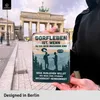 LANOLU Retro Blechschild DORFLEBEN- lustige Schilder mit Produktbild-Vorschau 4