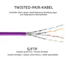 TPFNet 10er Pack 0,25m Cat.6A Patchkabel / Netzwerkkabel Produktbild-Vorschau 4